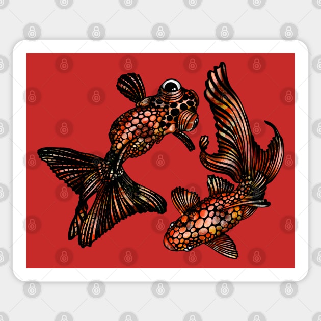 Koi Sticker by Zodiart